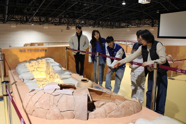△ 국립나주박물관을 방문한 한국에너지공대